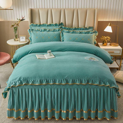甜覓居家蕾絲花邊床罩 雙人被套枕套床單 標準|加大|特大 1.5m1.8m2