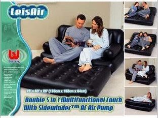 Bestway75054多功能折疊充氣沙發床 懶人沙灘椅充氣床 戶外氣墊床