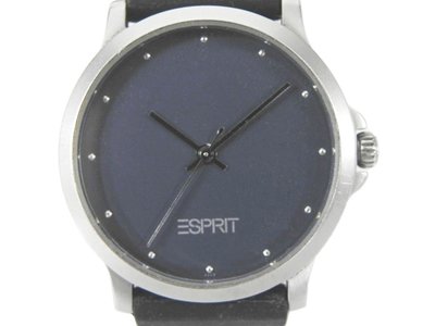 [專業模型] 石英錶 [ESPRIT S3037] ESPRIT 圓型[藍色面]不銹鋼/時尚/軍/日本錶