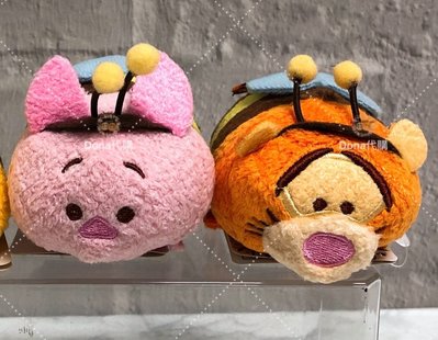 🌸Dona代購🌸現貨 日本迪士尼store限定 TSUM 小豬 跳跳虎 蜜蜂裝 沙包疊疊樂 小玩偶/娃娃 C25