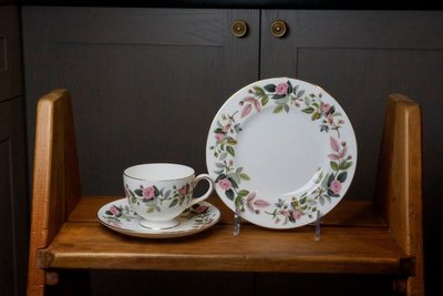 【旭鑫】Wedgwood - Hathaway Rose海瑟威玫瑰 英國 骨瓷 瓷器 下午茶 杯組 茶杯 E.50