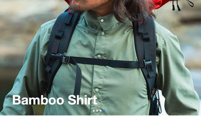 YAMATOMICHI 山と道 Bamboo Shirt 登山 越野跑 竹纖維抗臭 襯衫 長袖防曬遮陽透氣 灰綠 M 日本製造