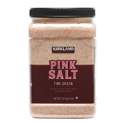 【Visual&amp;M】科克蘭 喜馬拉雅山粉紅玫瑰鹽 細粒 2.27公斤 Kirkland 自有品牌 好市多代購