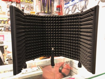 【六絃樂器】全新 ECS-333 麥克風遮音罩 防串音 防反射 / 工作站錄音室