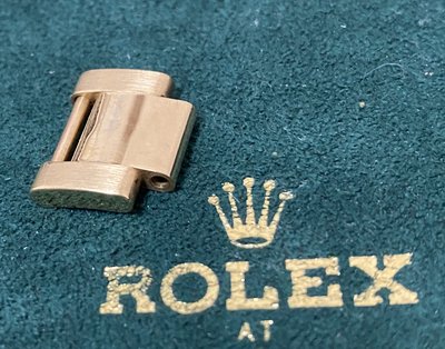 Rolex 16618 原廠18K(YG)三板帶錶節1個~16628,16528,16718,16758,16808~