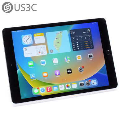 【US3C-台南店】【一元起標】Apple iPad 8 128G WiFi 10.2吋 太空灰 Retina顯示器 100%再生鋁金屬打造 二手平板
