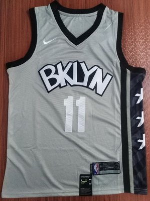 凱里·厄文(Kyrie Irving)  NBA布魯克林籃網隊 球衣 11號 灰色
