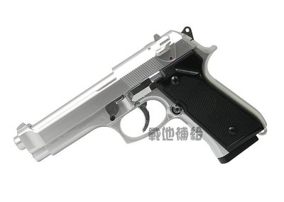 【戰地補給】ADISI  AD-211  台灣製M92型銀色加重版手拉空氣槍