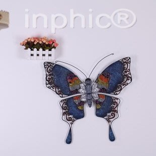 INPHIC-地中海系列 家居裝飾品掛飾 鐵藝蝴蝶牆面裝飾 壁掛壁飾