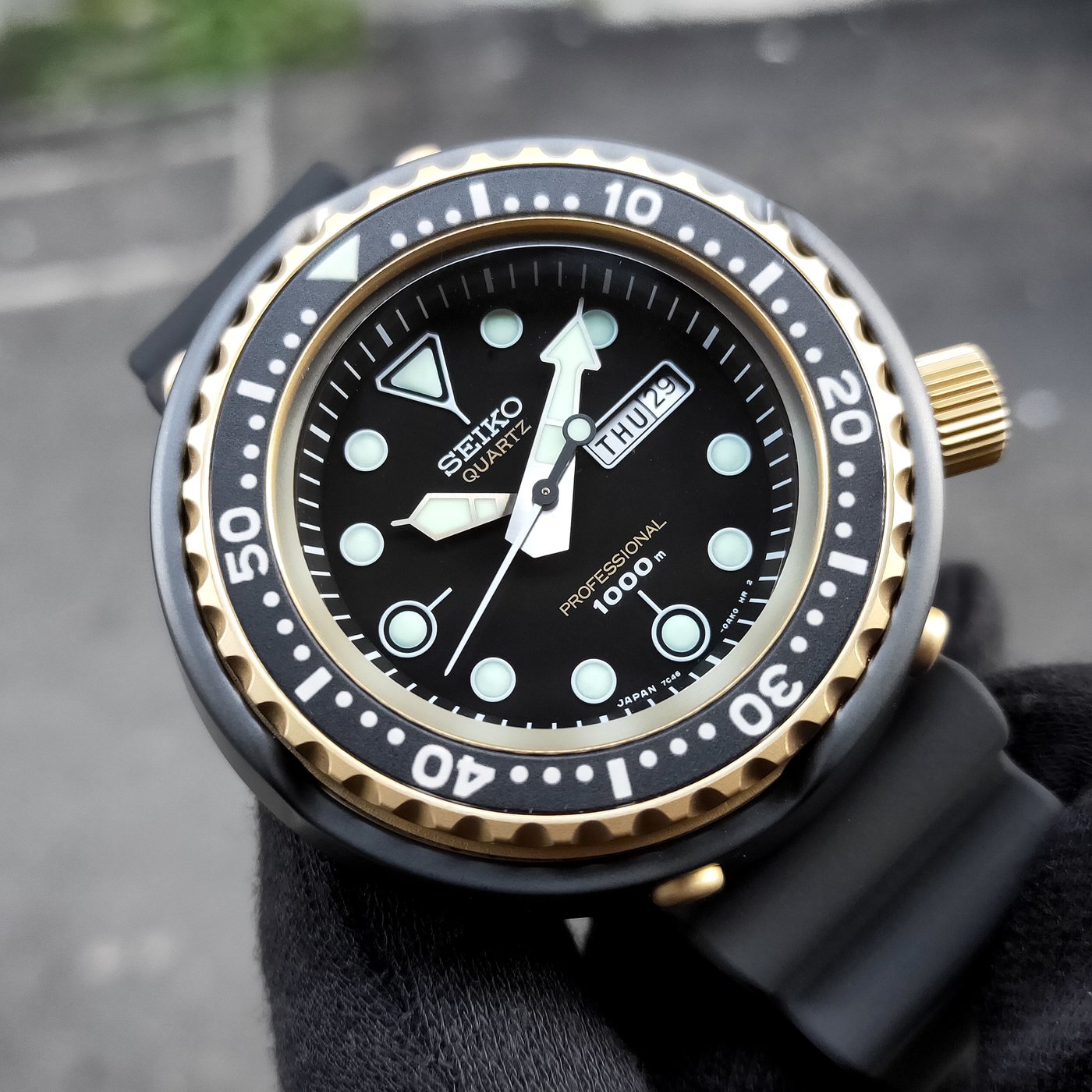 限量復刻SEIKO SBBN040 S23626J1 精工錶機械錶49mm 鮪魚罐頭潛水錶鈦