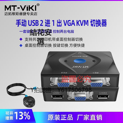 切換器 邁拓維矩KVM切換器VGA電腦顯示器切換器二進一出切屏器鼠標鍵盤共享器兩臺主機屏幕轉換器雙主機鍵鼠MT-VIKI