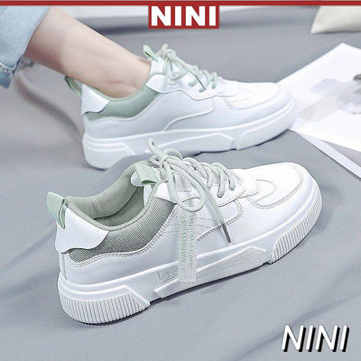 NINI 爆款小白鞋女鞋子2020年新款休閒百搭秋季老爹運動夏季板鞋ins潮（滿599元免運）