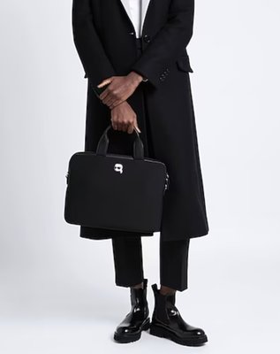 【就是愛買正品】快速出貨 【免運】Karl Lagerfeld 卡爾 老佛爺 電腦包 公事包 筆電平板包 有背帶