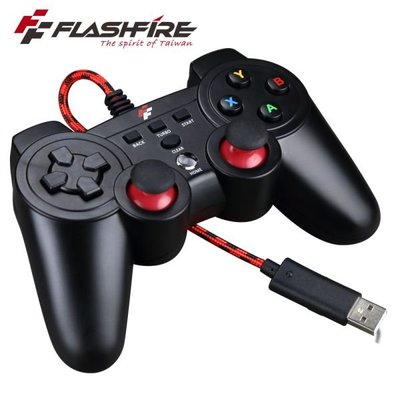 FlashFire Thunder PAD 4in1 迅雷火4IN1遊戲手把 (PC遊戲可支援、可設定連發功能)