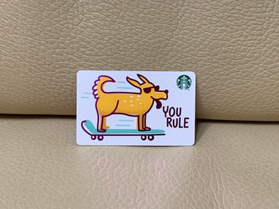 美國 2018 紙卡 YOU RULE 星巴克 STARBUCKS 隨行卡 儲值卡 星巴克卡 收藏
