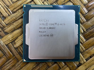 ^^華津電腦^^Intel Core i5-4670 3.4G 6M 四核心 CPU 1150腳位 岡山可自取