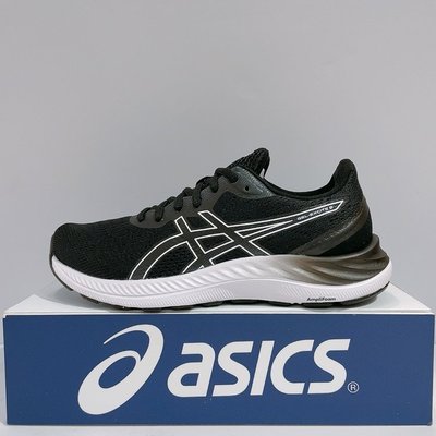 【麥兜運動】ASICS GEL-EXCITE 8 (D) 女生 黑色 寬楦 緩震 輕量 透氣 慢跑鞋 1012A915-002