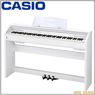 【民揚樂器】卡西歐 CASIO PX-760 PX760 電鋼琴 數位鋼琴 白色 88鍵 滑蓋式