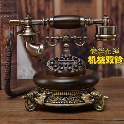 仿古電話機歐式復古老式電話機創意古董電話家用客廳創意座機