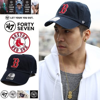 [SREY帽屋]預購＊47 Brand CLEAN UP MLB 波士頓紅襪 經典LOGO 美國限定 棒球帽 老帽