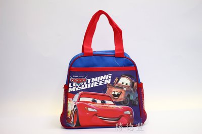勝德豐 汽車總動員 正版授權迪士尼餐袋 有雷射標籤 小熊維尼 奇奇蒂蒂 美人魚 玩具總動員 便當袋 紅