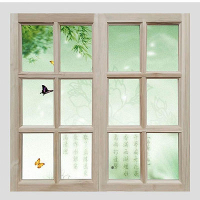 【熱賣精選】定制實木格子窗老式窗戶窗框木窗玻璃窗紗窗推拉窗折疊