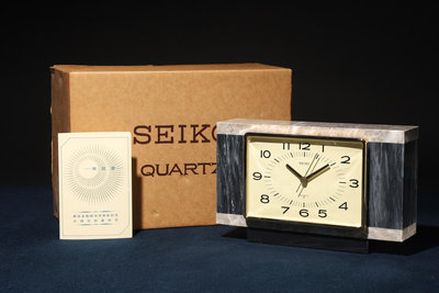 6/9結標 日本 Seiko 大理石座鐘 A060065 -手錶 機械錶 鐘錶 發條鐘 座鐘 機械鐘 石英鐘 懷錶