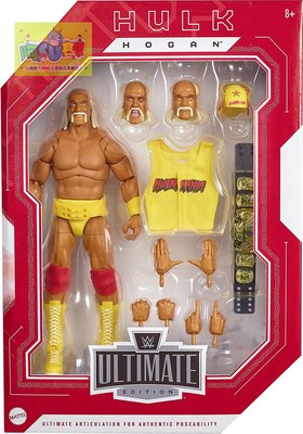 ☆阿Su倉庫☆WWE摔角 Hulk Hogan Ultimate Elite Figure 粉絲限定終極精華版人偶公仔