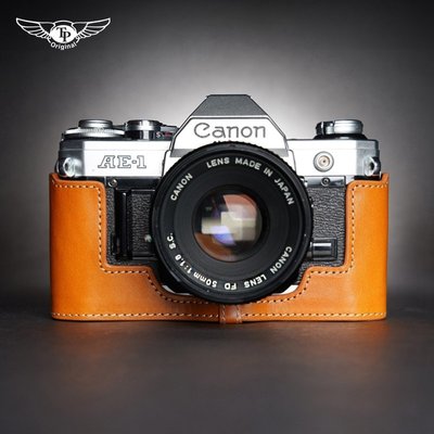 TP原創 Canon佳能AE1相機包AE-1P A1真皮套 膠片機保護套手工牛皮