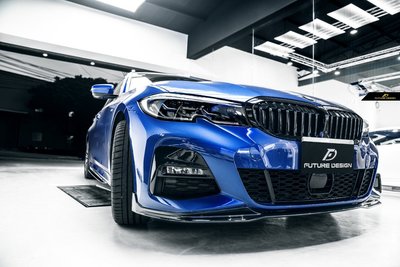 【政銓企業有限公司】BMW G20 G21 340 M Performance 式樣 原廠 亮黑材質 前下巴 免費安裝