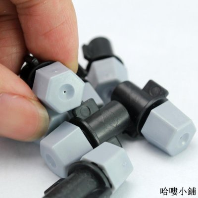 噴頭 澆花水管配件 灌溉噴頭 8/12管霧化噴頭 單倒鉤4/7管微噴 霧化  噴頭 園林降溫 倒掛 大棚此款小號尺寸