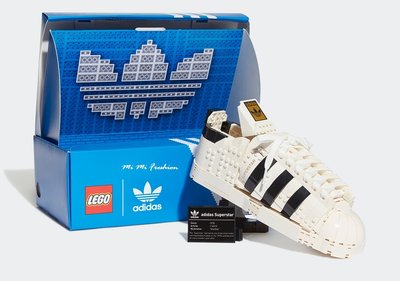正品預購-Adidas Originals Superstar*LEGO樂高 經典貝殼鞋積木 10282