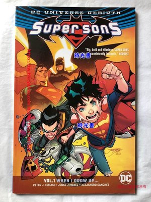時光書 預 原版漫畫DC超凡雙子1 Super Sons V1 When I Grow