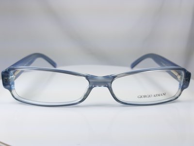 『逢甲眼鏡』GIORGIO ARMANI 光學鏡框 全新正品 透明靛藍方框 【GA248  LC5】