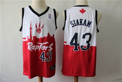 帕斯卡爾·西亞卡姆(Pascal Siakam) NBA多倫多暴龍隊 熱壓 新款 城市版 球衣 43號