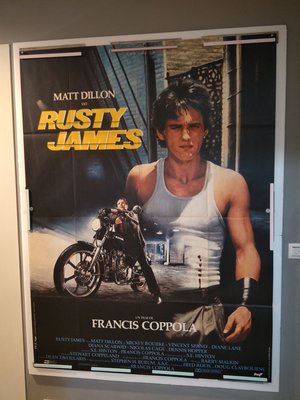 《絕版海報》RUSTY JAMES 鬥魚 法大版電影海報