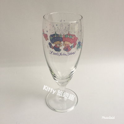 [Kitty 旅遊趣] Kikilala 高腳杯 酒杯 雙子星 水杯 玻璃杯 杯子 情人節禮物