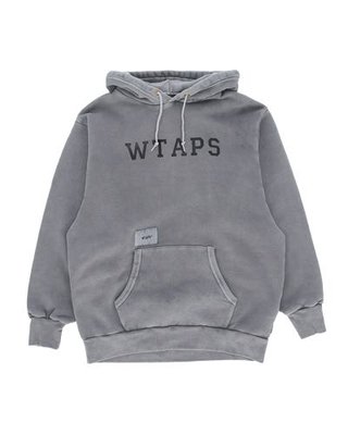WTAPS 19AW COLLEGE. DESIGN HOODED GRAY L 水洗 全新正品