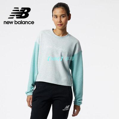 【NIKE 專場】【New Balance】NB衛衣_女性_灰綠色_AWT21557LUH