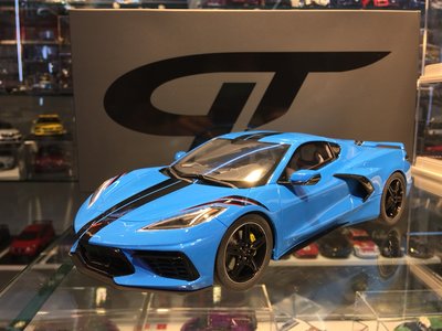 吉華科技@ 1/18 GT SPIRIT GT286 Chevrolet Corvette C8 藍色