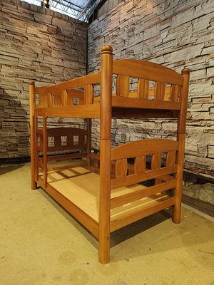 【國民二手樂活館】大塊實木單人上下床 兒童床(可拆兩張床)  自取價3500