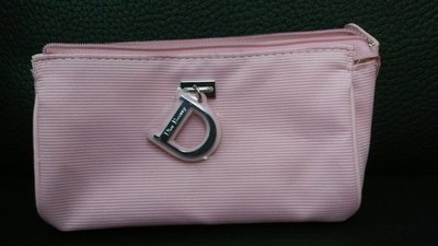 Dior CD 迪奧【大D質感化妝包/手拿包(小)】
