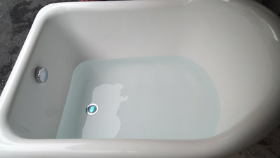 二手 獨立浴缸118x78x66 放置即可泡澡 古典浴缸