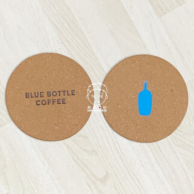 萬萬日貨。🇯🇵。日本製。BLUE BOTTLE。藍瓶。藍瓶咖啡。MAKOO。聯名。限定。再生皮革。杯墊（一組兩款）