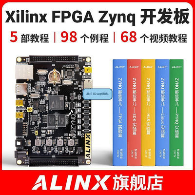 創客優品 黑金ALINX FPGA開發板ZYNQ XC7Z AX70107020 PYNQ人工智能Python KF504