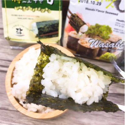 【韓國】韓國海苔 橄欖油味/芥末口味 單包入
