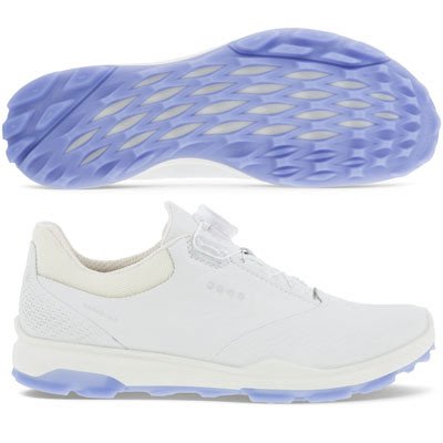 (易達高爾夫)全新原廠ecco  Biom Hybrid 3 Boa 白色 無釘 女仕高爾夫球鞋