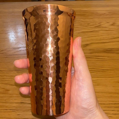 日本copper ware 純銅制杯，啤酒杯咖啡杯。本體純銅13670