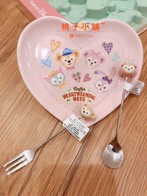 【桃子小舖 ♥ P.S 】愛心造型陶瓷點心盤 東京迪士尼2018情人節限定