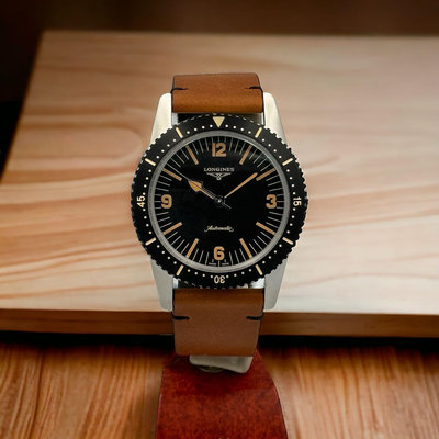 樂時計  LONGINES 浪琴 Heritage 復刻系列 Skin Diver 潛水錶 L28224562 向品牌首款潛水腕錶致敬 42mm 2024年保卡